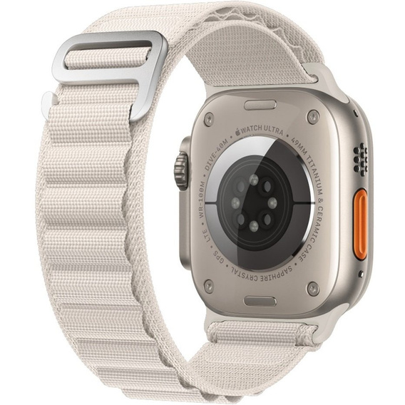 Нейлоновый ремешок до Apple Watch 1/2/3/4/5/6/7/8/SE/ULTRA 42/44/45/49mm, White