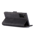 Чехол CASEME для Samsung Galaxy Note 20 Ultra, Leather Wallet Case, чёрный