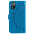 Откидной чехол для Xiaomi Redmi 10, Mandala, синий