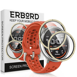 2x Гібридне скло ERBORD для Amazfit Active 2