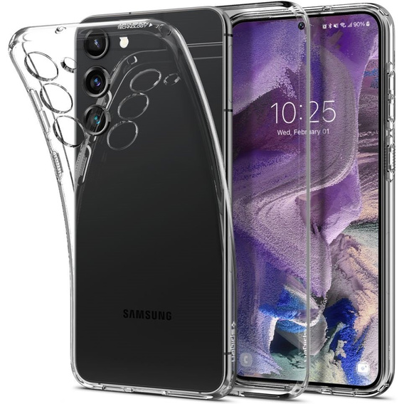 Чoхол Spigen до Samsung Galaxy S23, Liquid Crystal, прозорий