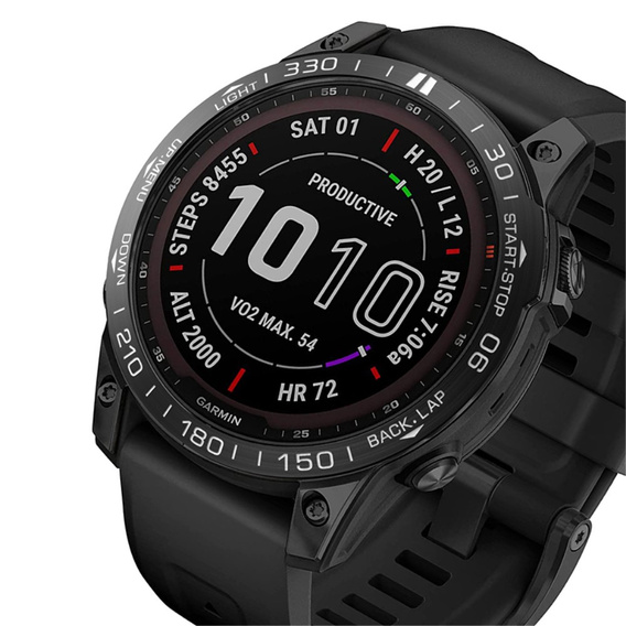 Накладка на безель для Garmin Fenix 7, Black/White