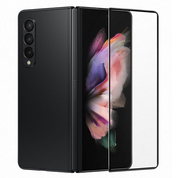 Закаленное стекло 3D для Samsung Galaxy Z Fold 4 5G, чёрный