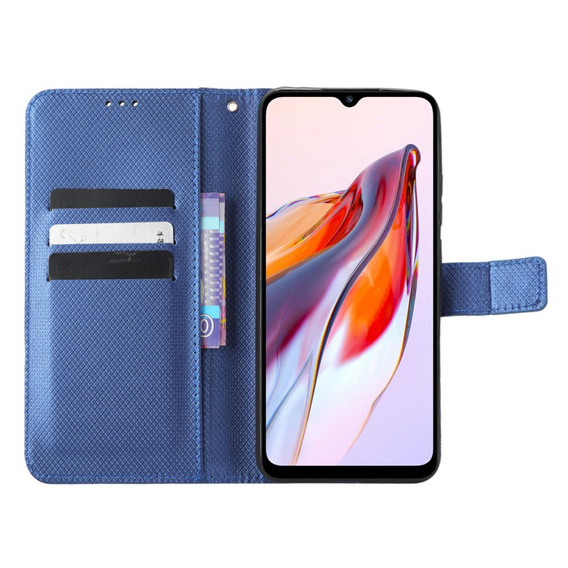 Откидной чехол для Xiaomi Redmi 12C, Wallet, Smart Magnet, синий