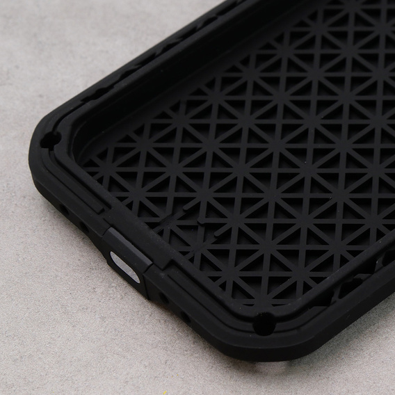 Чехол Love Mei до iPhone 14, armored with glass, красный