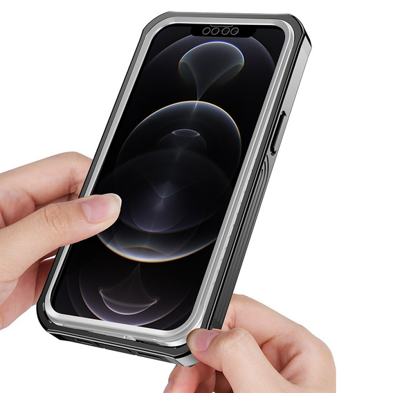 Чoхол Shockproof до iPhone 13 mini, із захисним екраном, м'яти