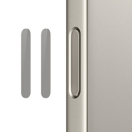 2x Скло для кнопок керування камерою NORTHJO для iPhone 16 / 16 Plus / 16 Pro / 16 Pro Max, бежевий