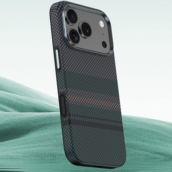 Чехол BENKS Kevlar для Samsung Galaxy S25 Ultra, для MagSafe, Carbon Fiber, чёрный