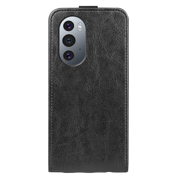 Откидной чехол для Motorola Edge 30 Pro, Flip, чёрный