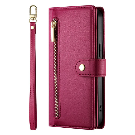 Флип-кейс Wallet Zipper Pocket для Samsung Galaxy A17 5G, Wallet Zipper Pocket, красный