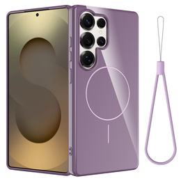 Чехол до Samsung Galaxy S25 Ultra, GKK Leather, чёрный