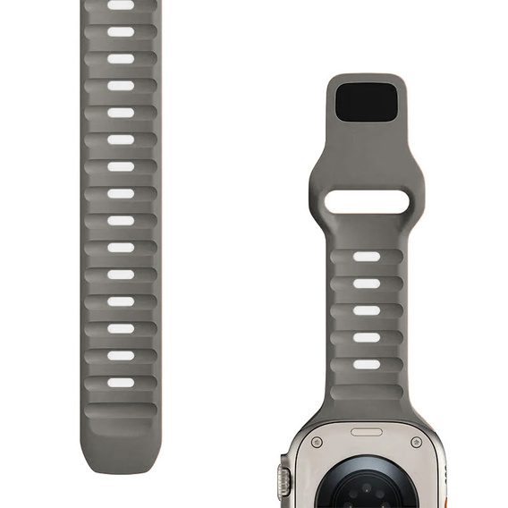 Ремінець  Hollow Apple Watch 1/2/3/4/5/6/7/8/SE/ULTRA 42/44/45/49MM, Dark Grey
