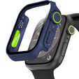 2в1 чохол та захисне скло для годинника Apple Watch 6/5/4/SE 44MM, Dark Blue/Green