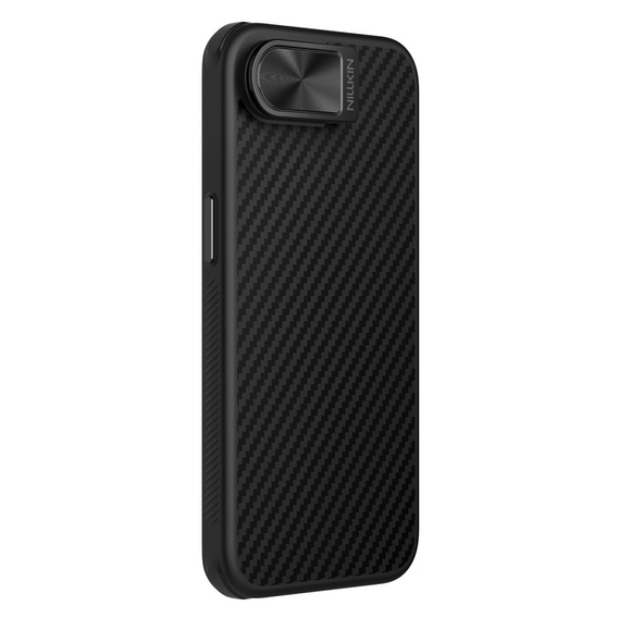 Чохол для iPhone 16e, броньований Nillkin, Carboprof Case, для Magsafe, чорний