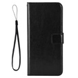 Откидной чехол для OnePlus 13R, Crazy Horse Wallet, чёрный