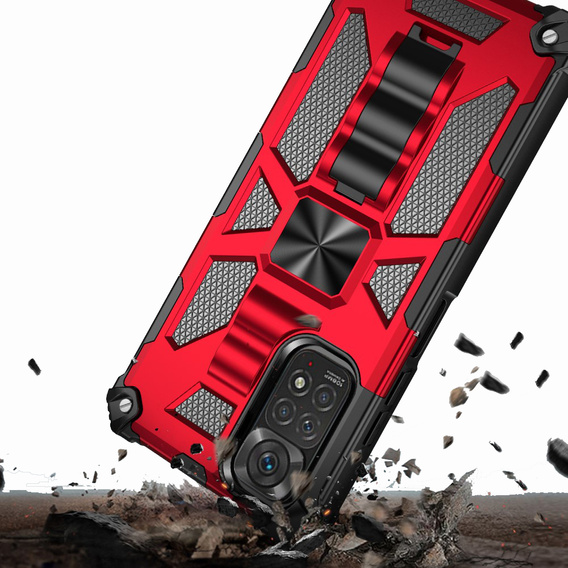 Чехол до Xiaomi Redmi Note 11 / 11S, Armor Kickstand, красный