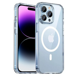 Чoхол до iPhone 14 Pro, Dropproof MagSafe, прозорий