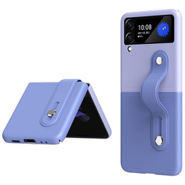 Чохол Wristband Kickstand для Samsung Galaxy Z Flip3 5g, Blue / Purple