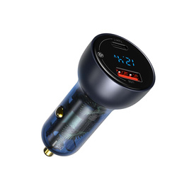 Baseus Автомобильное зарядное устройство 2-Port USB i USB Type-C PD40W/QC3.0 - Grey