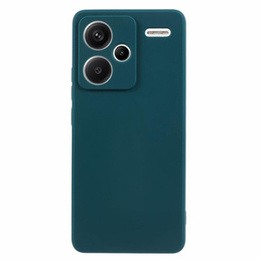 Чoхол до Xiaomi Redmi Note 13 Pro+, Silicone Lite, темно-зелений