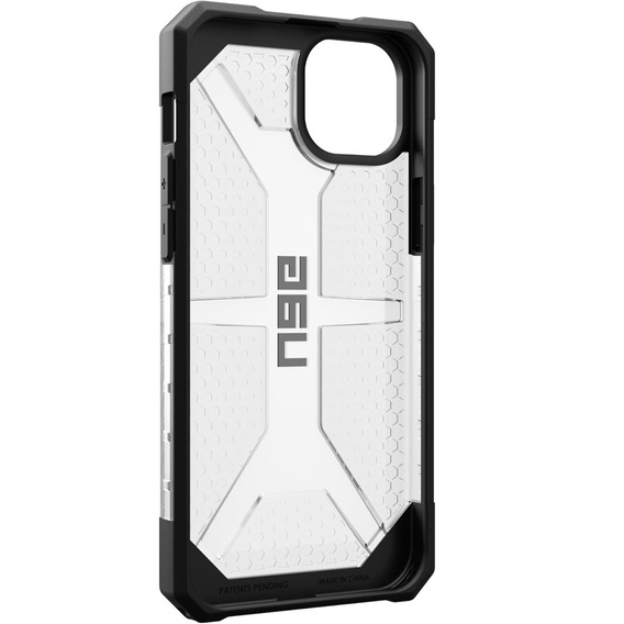 чохол Urban Armor Gear для iPhone 15 Plus, Plasma, прозорий / чорний