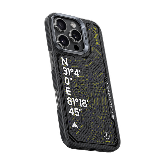 Чохол BENKS Kevlar Magnetic Armor Air Kevlar 600D Summit Kangrinboque 0065 для MagSafe для iPhone 16 Pro