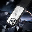 Чохол для iPhone 15 Pro, броньований Full Protect 360° для MagSafe, скло для екрану, чорний