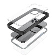 Чoхол Shockproof до iPhone 12/12 Pro, із захисним екраном, чорний