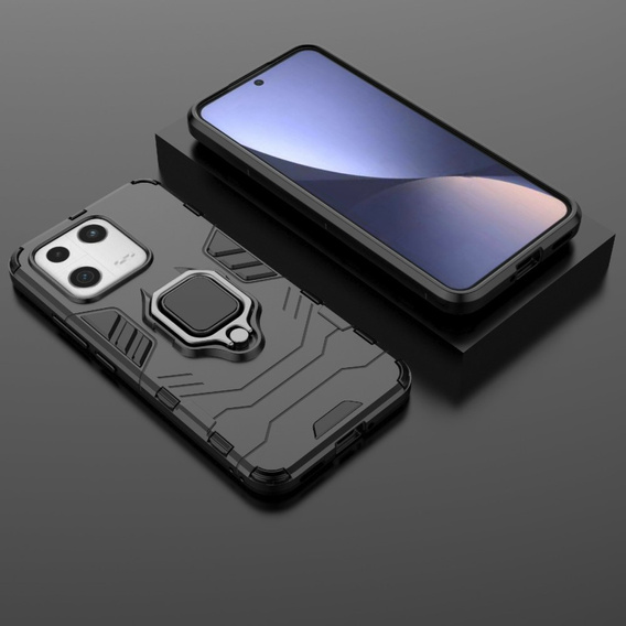 Чехол до Xiaomi 13, Kickstand Ring, чёрный