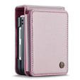 CASEME флип-кейс для Samsung Galaxy Z Flip5 5G, Litchi Wallet, розовый