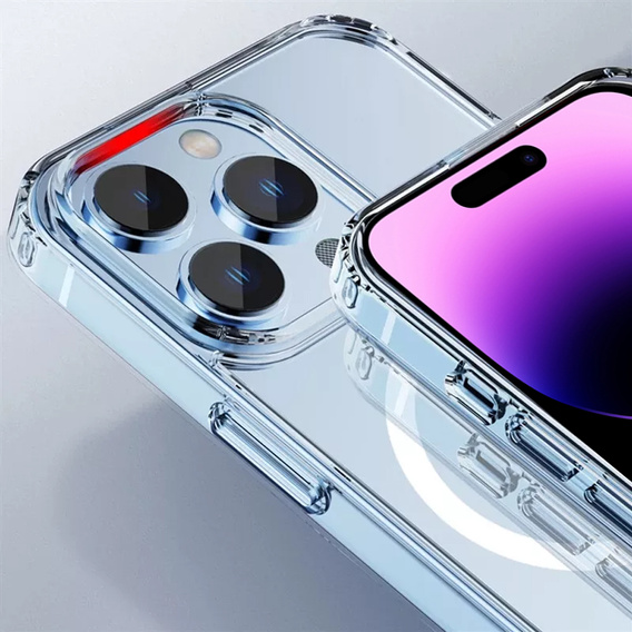 Чoхол до iPhone 14 Pro, Dropproof MagSafe, прозорий