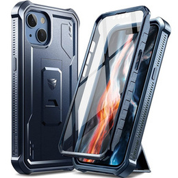 Броньований чохол для iPhone 13 / 14, Dexnor Full Body, темно-синій