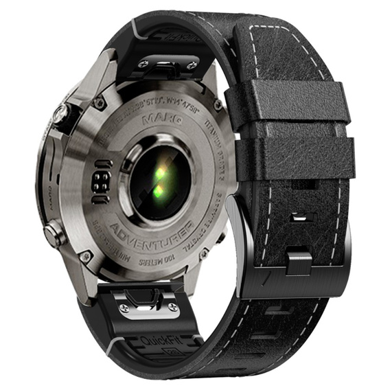 Кожаный ремешок Quickfit для часов Garmin Fenix 5X/6X/6X PRO/7X