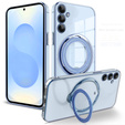 Магнитный чехол для Samsung Galaxy S25+ Plus, для MagSafe, синий