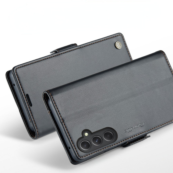 CASE фліп-чохол для Samsung Galaxy A54 5G, Litchi Wallet, чорний