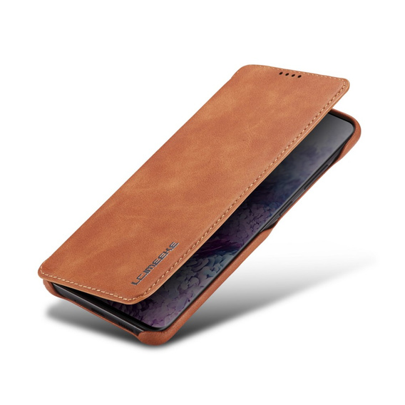 Чохол-книжка для Samsung Galaxy S20 FE, LC.IMEEKE, коричневий