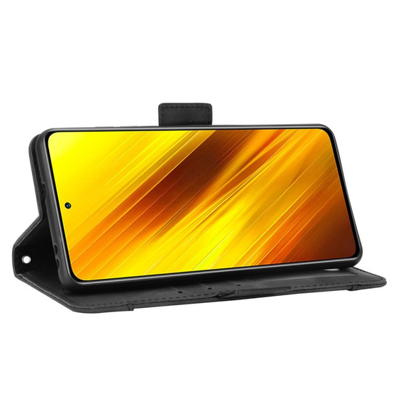 Откидной чехол для Xiaomi Poco X3 NFC / Poco X3 Pro, Card Slot, чёрный