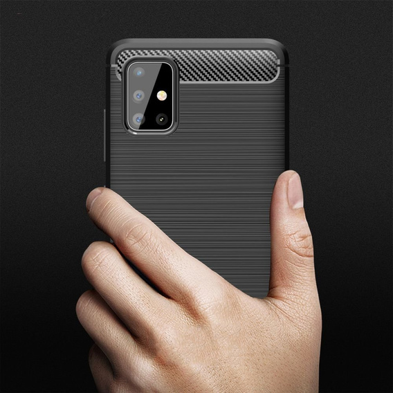 Чoхол до Samsung Galaxy M51, Carbon, чорний