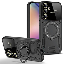 Броньований чохол для Xiaomi Redmi Note 13 Pro 4G / Xiaomi Redmi Note 14S / Xiaomi Poco M6 Pro 4G, CamShield MagSafe, чорний