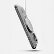 Чехол ERBORD MagSafe для iPhone 16 Pro, активная кнопка, прозрачный + стекло для экрана