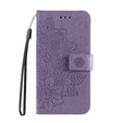 Откидной чехол для Samsung Galaxy A13 4G, Mandala Flower, фиолетовый