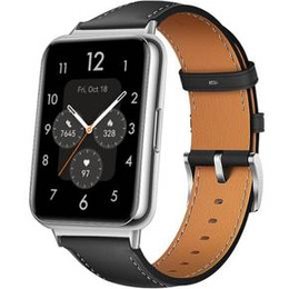Кожаный ремешок для часов Huawei Watch Fit 2, Black