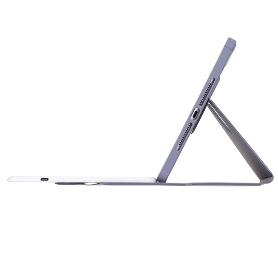 Чехол клавиатура для iPad 11" 2025 A16 (11 gen.) / iPad 10.9" 2022 (10 gen.), Rotary 360° Leather, фиолетовый
