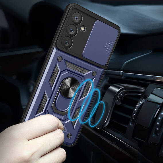 Чехол NOX Camera Slide Samsung Galaxy A16, CamShield Slide, синий