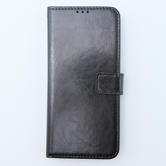 Откидной чехол для Xiaomi 13T / 13T Pro, Crazy Horse Wallet, чёрный