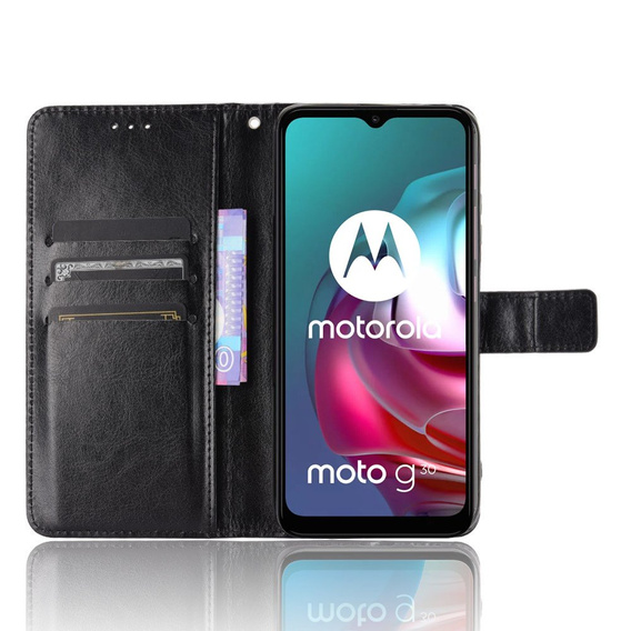 Чoхол Wallet до Motorola Moto G10/G30, Black
