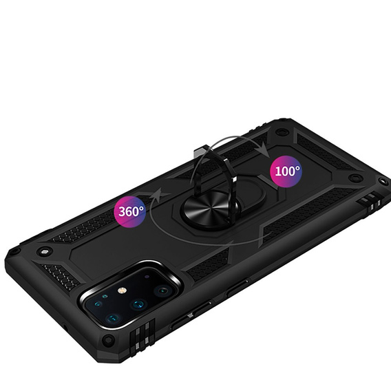 Броньований Чoхол до Samsung Galaxy S10 Lite, Nox Case Ring, чорний