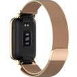 Металический браслет с чехлом для часов Xiaomi Mi Band 7 Pro, Rose Gold  