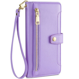 Откидной чехол для Samsung Galaxy A54 5G, Wallet Zipper Pocket, фиолетовый
