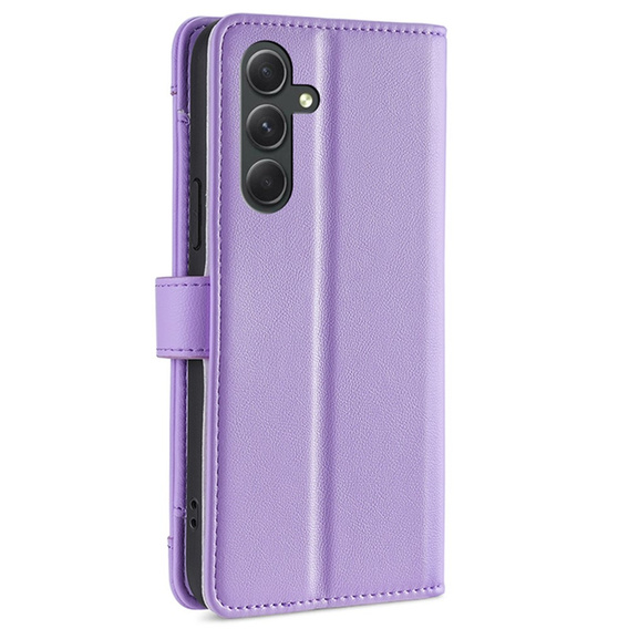 Откидной чехол для Samsung Galaxy A54 5G, Wallet Zipper Pocket, фиолетовый